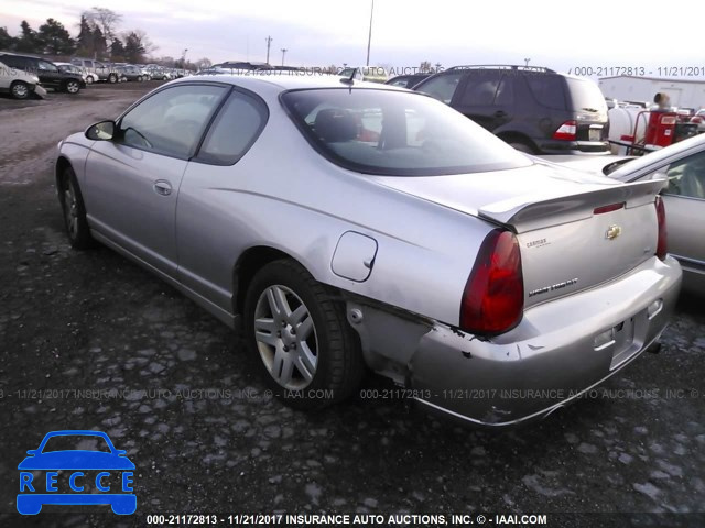 2007 Chevrolet Monte Carlo LT 2G1WK15K279128981 Bild 2