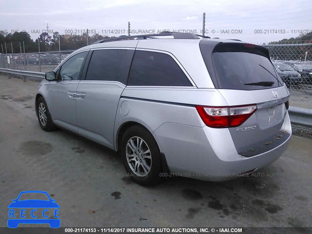 2011 Honda Odyssey EXL 5FNRL5H64BB098166 image 2