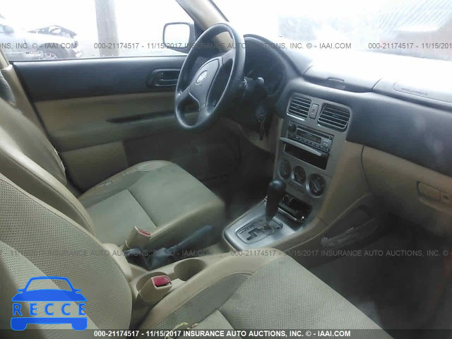 2005 Subaru Forester 2.5X JF1SG63615H701099 зображення 4