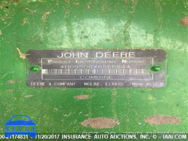 1994 JOHN DEERE 9500 COMBINE ONLY H09500X656684 Bild 9