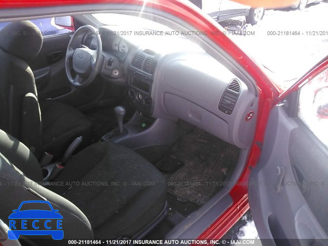 2005 Hyundai Accent GS KMHCG35C25U366020 image 4