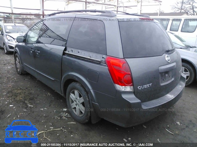 2004 NISSAN QUEST S/SE/SL 5N1BV28U44N313635 Bild 5