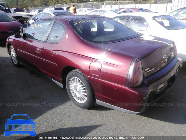 2002 Chevrolet Monte Carlo LS 2G1WW15E629175020 зображення 2