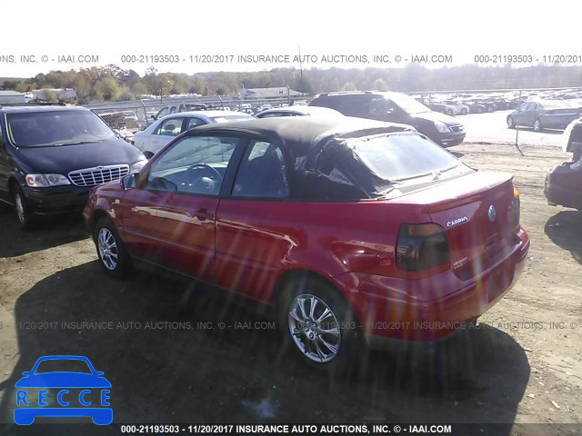 2000 Volkswagen Cabrio GL 3VWCC21V5YM807260 image 2