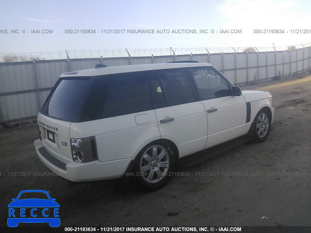 2006 LAND ROVER RANGE ROVER HSE SALME15496A219376 image 3