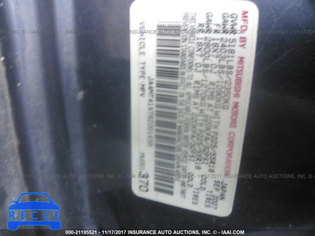 2008 MITSUBISHI OUTLANDER XLS JA4MT41X78Z001658 image 8