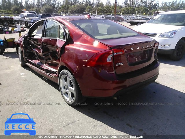 2012 Volvo S60 T5 YV1622FS1C2091727 image 2