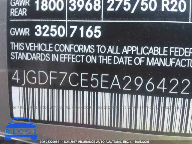 2014 Mercedes-benz GL 450 4MATIC 4JGDF7CE5EA296422 image 8