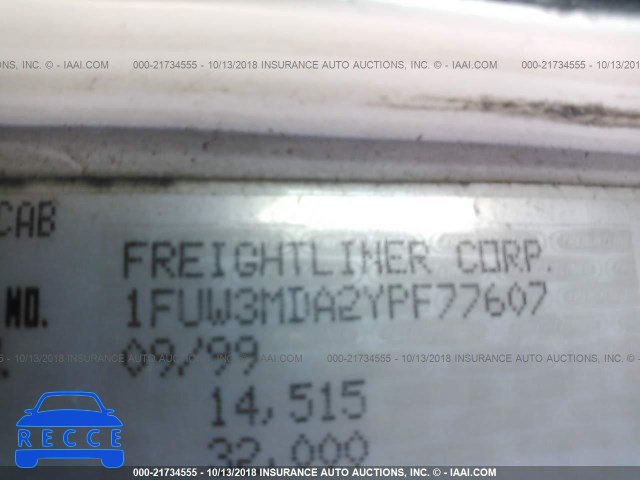 2000 FREIGHTLINER FLD FLD112 1FUW3MDA2YPF77607 image 9