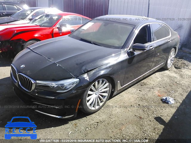 2016 BMW 740 I WBA7E2C56GG714510 image 1