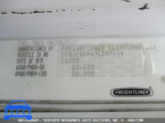 2009 FREIGHTLINER COLUMBIA 112 1FUJF0CV69LZ97164 image 9
