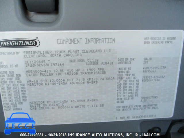 2009 FREIGHTLINER COLUMBIA 112 1FUJF0CV69LZ97164 image 8