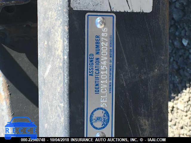 2004 TRAILER TRAILER 5ELCV10154V002786 image 8