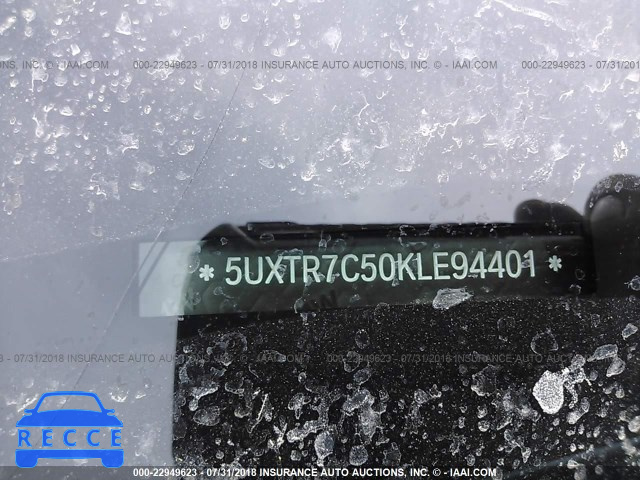 2019 BMW X3 SDRIVE30I 5UXTR7C50KLE94401 зображення 8