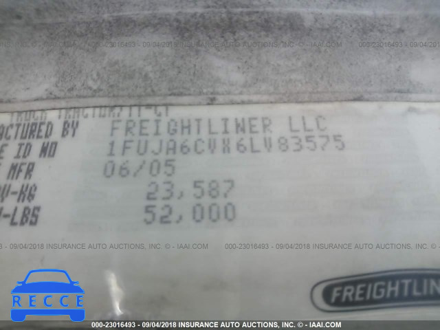 2006 FREIGHTLINER CONVENTIONAL COLUMBIA 1FUJA6CVX6LV83575 image 9