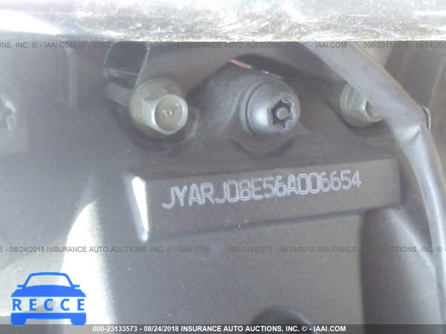 2006 YAMAHA FZ6 S JYARJ08E56A006654 зображення 9