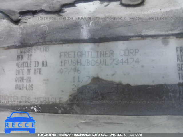 1997 FREIGHTLINER FL70 1FV6HJBC6VL734474 image 9
