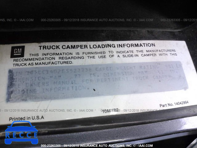 1984 GMC C1500 1GTDC14D2ES527738 image 8