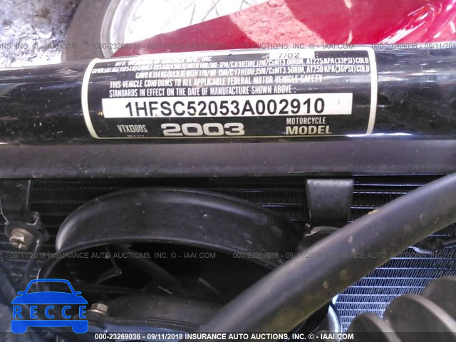 2003 HONDA VT1300 S 1HFSC52053A002910 image 9