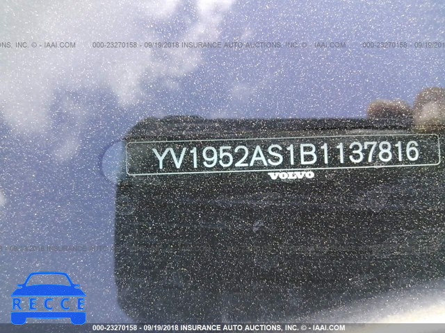 2011 VOLVO S80 3.2 YV1952AS1B1137816 image 2
