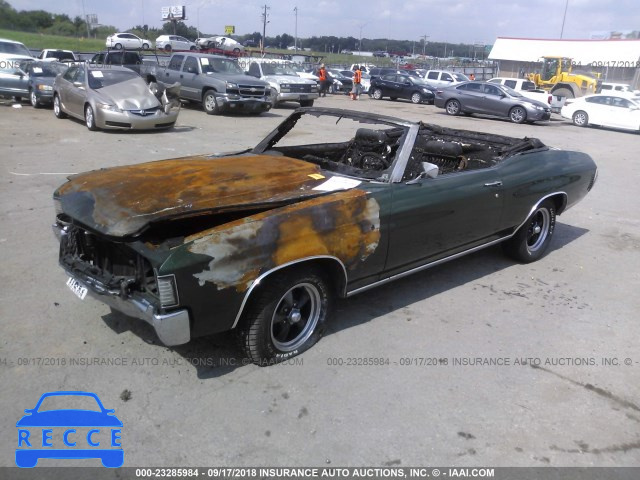 1972 CHEVROLET CHEVELLE 1D67H2R582715 Bild 1