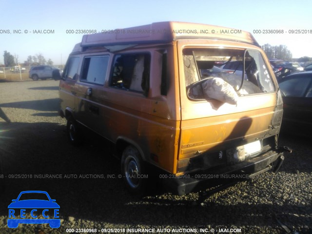 1983 VOLKSWAGEN VANAGON CAMPMOBILE WV2ZB0253DH114139 зображення 2