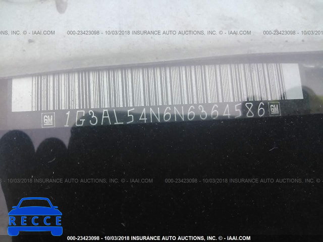 1992 OLDSMOBILE CUTLASS CIERA S 1G3AL54N6N6364586 image 6