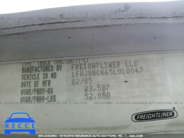 2005 FREIGHTLINER ST120 ST120 1FUJBBCK65LU10047 image 9