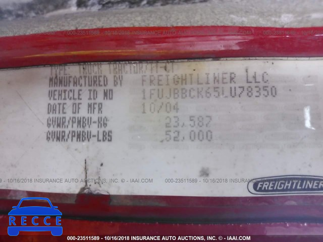 2005 FREIGHTLINER ST120 ST120 1FUJBBCK65LU78350 image 9