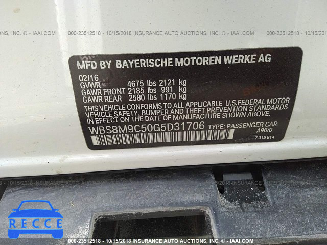 2016 BMW M3 WBS8M9C50G5D31706 image 8