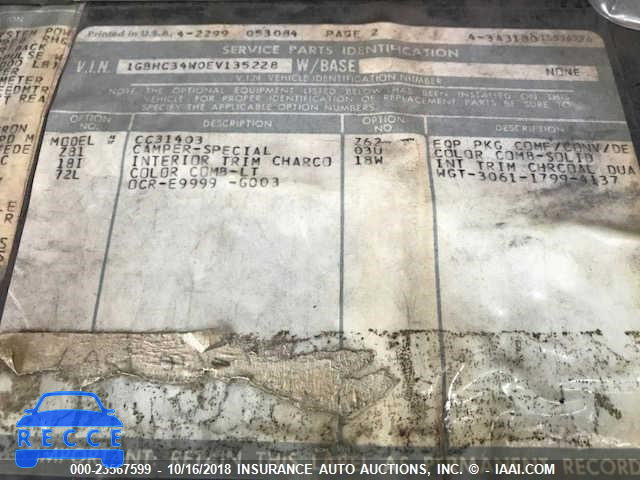 1984 CHEVROLET C30 1GBHC34W0EV135228 Bild 5