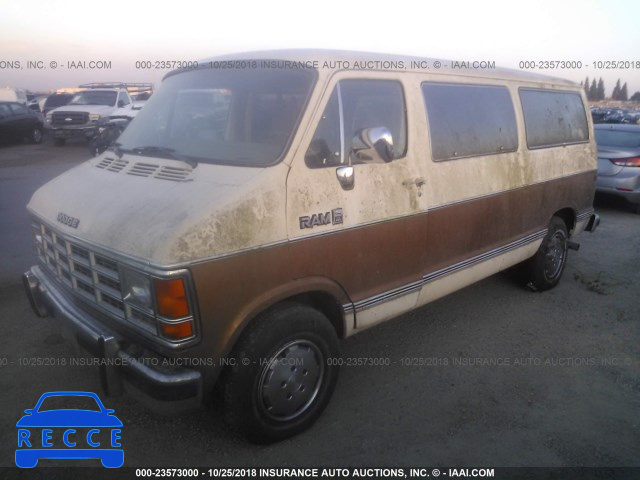 1987 DODGE RAM WAGON B250 2B4HB21W5HK244052 image 1