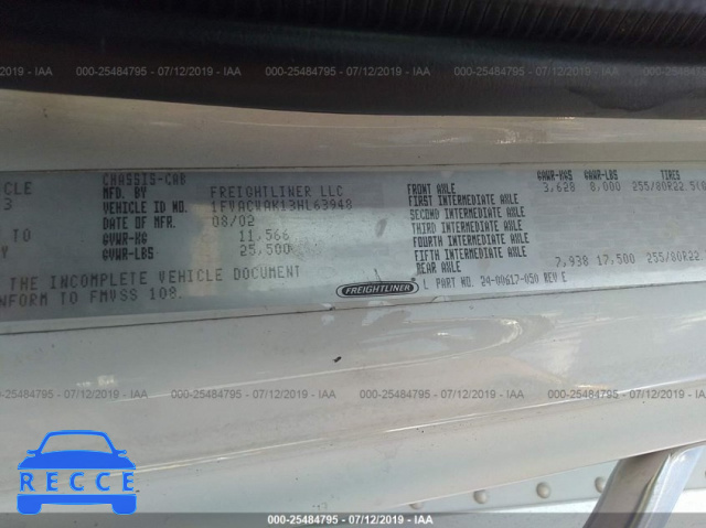 2003 FREIGHTLINER M2 106 MEDIUM DUTY 1FVACWAK13HL63948 image 8