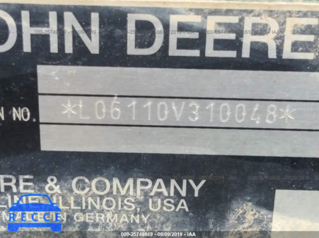 2001 JOHN DEERE OTHER L101116110V310048 Bild 8