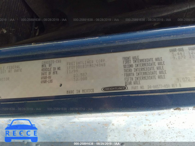 2000 FREIGHTLINER FLD 1FUYDDYB3YMG74048 image 8