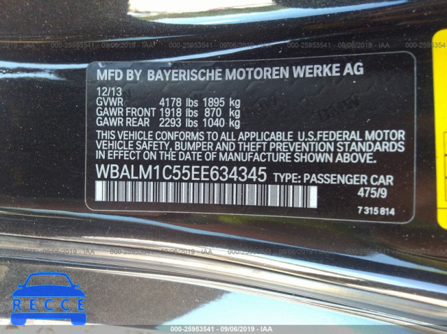 2014 BMW Z4 SDRIVE35IS WBALM1C55EE634345 image 8