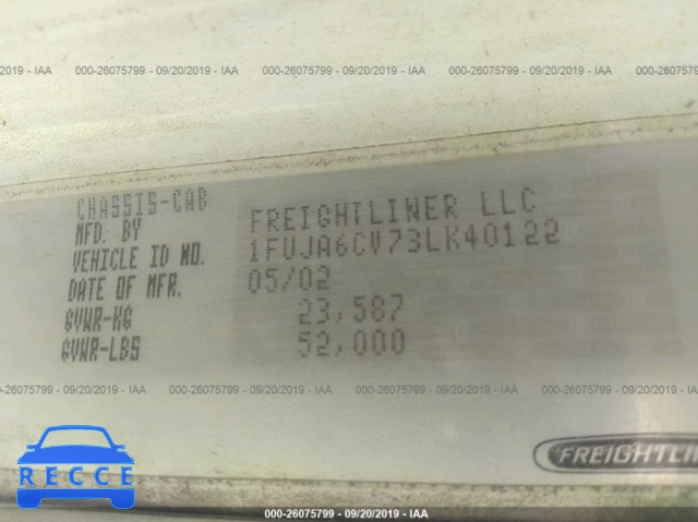 2003 FREIGHTLINER CONVENTIONAL COLUMBIA 1FUJA6CV73LK40122 image 8