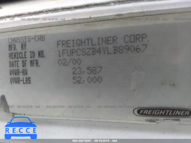 2000 FREIGHTLINER FLD FLD120 1FUPCSZB4YLB89067 image 8