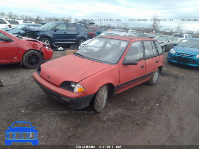 1990 GEO METRO LSI SPRINT CL JG1MR6463LK730317 зображення 1