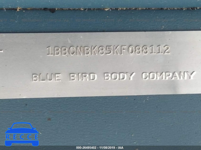1989 BLUE BIRD MPV 1BBCNBK85KF088112 зображення 8