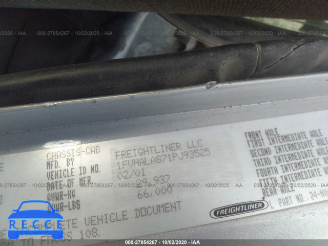 2001 FREIGHTLINER FLD FLD120 1FVHALA871PJ93525 image 8