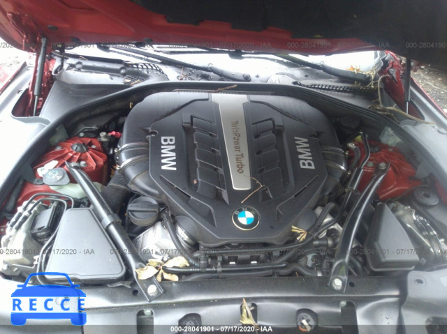 2013 BMW 6 SERIES I WBA6B2C54DD128504 Bild 9
