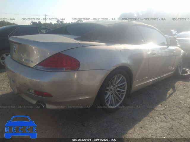 2006 BMW 6 SERIES 650CI WBAEK13486CN75150 зображення 3