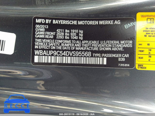 2013 BMW 1 SERIES 128I WBAUP9C54DVS95568 image 8