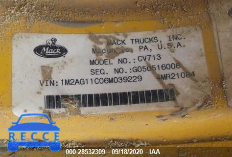 2006 MACK 700 CV700 1M2AG11C06M039229 image 9