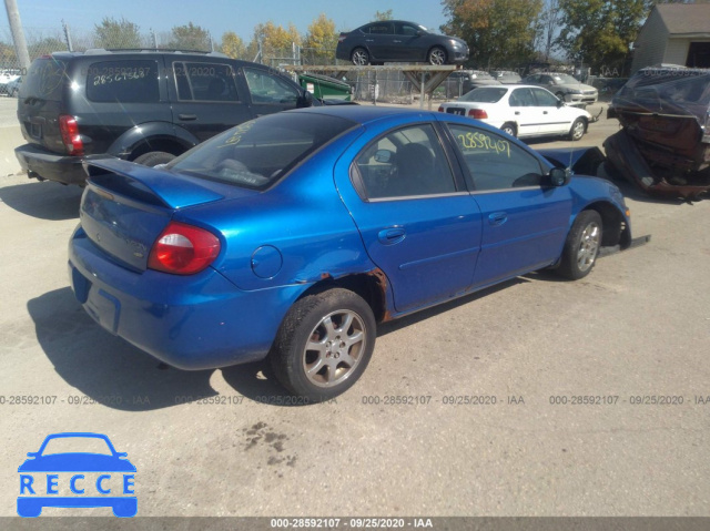 2004 DODGE NEON SXT 1B3ES56C64D605672 зображення 3