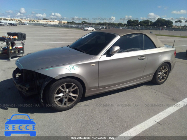 2009 BMW 1 SERIES 128I WBAUL73579VJ74847 image 1