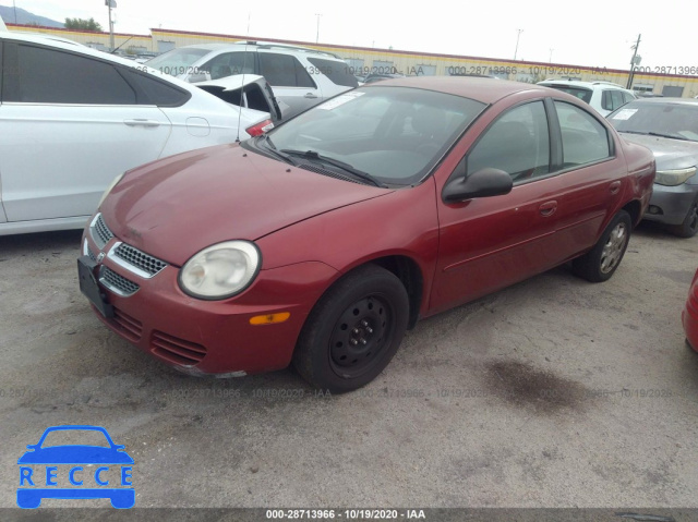 2005 DODGE NEON SXT 1B3ES56C35D154914 зображення 1