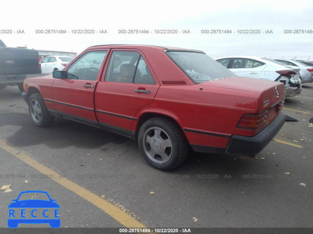 1984 MERCEDES-BENZ 190 E 2.3 WDBDA24AXEA117503 image 2