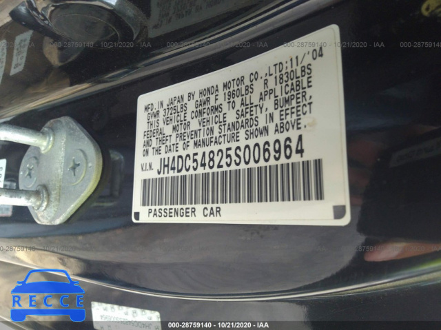 2005 ACURA RSX JH4DC54825S006964 image 8